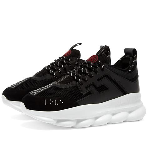 versace black chain reaction sneakers|versace chain reaction sale.